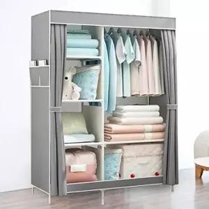 고품질 행거 옷걸이 더블 옷장 비키니 시스템 조립식 이동식 미니 시스템행거 옷걸이행거 WFIP90F