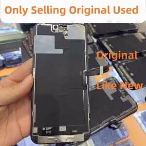 아이폰 X XS Max XR 디스플레이 3D 터치 스크린 교체용 중고 및 새 제품, 아이폰 11 12 13 미니 13 Pro Max 14 Plus 호환