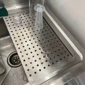 스텐 음료 트레이 머신 물받이 받침 생맥주