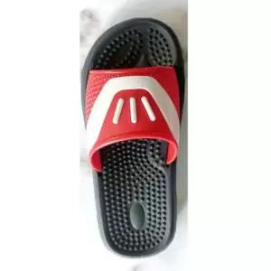 남녀 라인 지압 슬리퍼 레드 1P 사무실 병원 신발 WFK0D1H