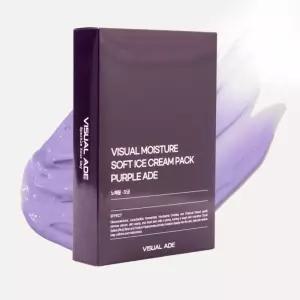 비주얼에이드 모델링팩 유산균 퍼플에이드 셀프홈케어 고무팩 1box 5회분(겔타입 60g+6g)