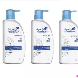 피앤지 헤드앤숄더 딥클린 린스 850ml 3묶음 WD7A671