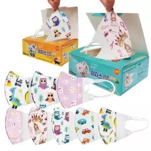일회용 캐릭터 입체 마스크 25매 8종 세트 위생용품 아동용 성인용 마스크