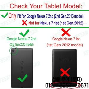Google Nexus 7 2nd 2013 FHD용 울트라 슬림 가죽 케이스 K009 NEXUS7C ASUS 자석 스탠드용 폴리오 커버 포