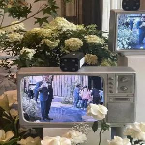 레트로tv 티비 옛날 카메라 인테리어 엔틱 소품 촬영 휴대용 빈티지 앤틱