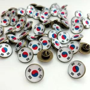 대한민국 빼찌 코리아 뱃지 태극기 배찌