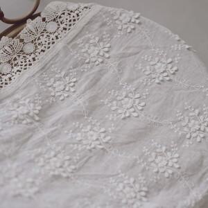 1야드 등급 면직물 3차원 자수 원단 스커트 셔츠 커튼 웨딩드레스 헤드드레스 소재용