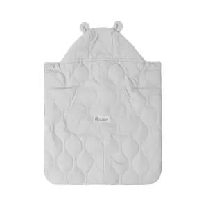 케라타 유모차 아기띠 망토 워머 방한 커버 화이트