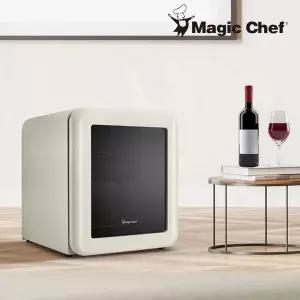 매직셰프 와인 셀러 레트로 냉장고 쿨러 15병 48L 저소음 가정용 MEW-HR15W