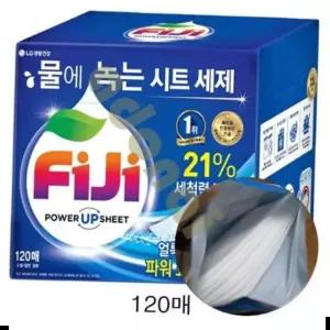 세제 LG FIJI파워시트 세탁세제 120매