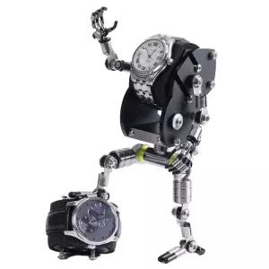 로봇 시계 거치대 검정 디자인 디스플레이 손목시계받침대