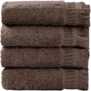 SOFE H L 나디아스 럭셔리 목욕 타월 4종 세트 13인치 x 가볍고 프리미엄 부드럽고 내구성이 뛰어나며