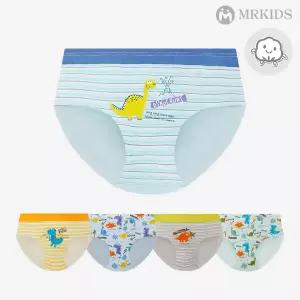 디노 순면 남아삼각팬티 아동속옷 5종세트