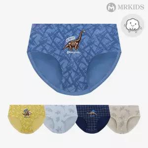 다이노 순면 남아삼각팬티 아동속옷 5종세트