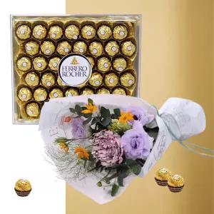 캔디 로즈 믹스+페레로로쉐42P 생일 기념일 축하 감사 선물 발렌타인데이 화이트데이 어버이날 스승의날