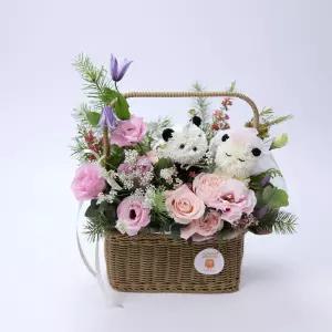 러블리 웨딩판다 화이트데이 발렌타인데이 어버이날 스승의날 생일 기념일 감사 프로포즈 선물 축하 꽃배달