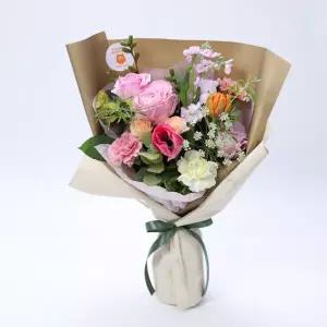 스윗핑크 꽃다발 화이트데이 발렌타인데이 어버이날 스승의날 생일 기념일 감사 프로포즈 꽃배달