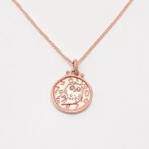 [오팔하우스] 14k 엔틱 부엉이 타임 목걸이 OPGDN805