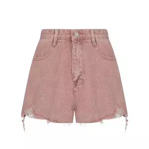 [하프클럽/바닐라비]여성 데미지 워싱 데님 숏팬츠