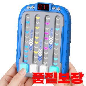 전자 음악 리듬 퍼즐 게임기 몬테소리 포켓 여행 장난감 라이트 업 교육 감각 빠른 푸시 테이블