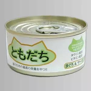 고양이 반려묘 영양식 간식 캔 80g 참치 24EA 연어