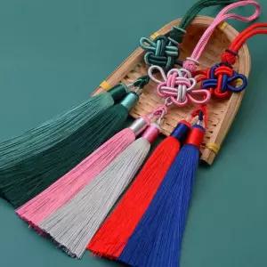 투톤 태슬 노리개 한복 전통공예 장신구 DD-12334