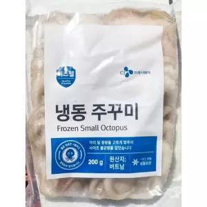 이츠웰 주꾸미 홀 6미 200g 통쭈꾸미 냉동수산물 주꾸