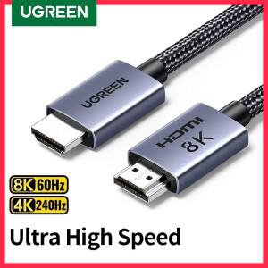 플스호환 샤오미호환 TV Box 용 UGREEN HDMI 케이블 8K/60Hz 초고속 인증 48Gbps Dolby Vision HDCP2.3