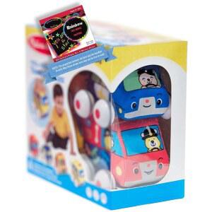 Melissa & Doug 풀백 차량: K's K i d s 시리즈 학습 장난감 세트 번들 1 테마 호환 M&D 스크래치 펀 미니 패드 (09168)