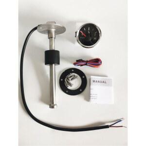 튜닝 오일 게이지 센서에 장착된 범용 레벨 표시 플로터 자동차 굴착기 화물 지게차 12V24V 램프