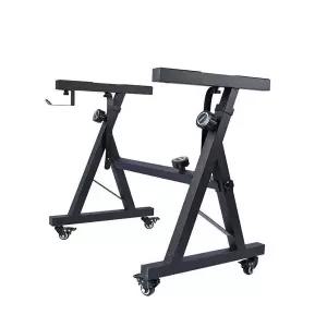 공연장 음악 건반피아노 악기 이동식 받침대 스탠드 Z형 거치대 전자피아노