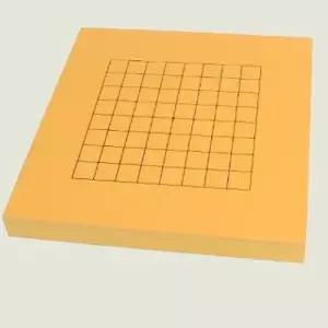 바둑판 육형제 고급 바둑 게임 대형 바둑판 육형제바둑판 양면바둑판 바둑1부바둑판