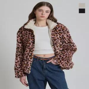 [원더플레이스][더블유스탠다드(W STANDARD)] 리버서블 퍼 집업 점퍼