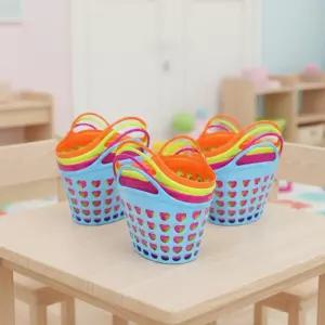 캐스B 시장바구니 12개세트 역할놀이 장바구니 장보기 엄마 심부름 역할 쇼핑백 장난감