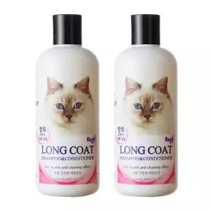 포켄스 장모 고양이 샴푸린스 300ml 1개