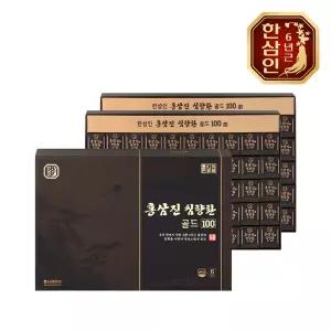 [농협홍삼] 한삼인 홍삼진 침향환 골드 100환 2세트+쇼핑백