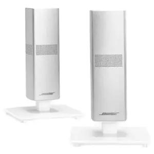 스탠드 스피커 거치대 블랙 화이트 1쌍 받침대 탁상형스피커 인테리어