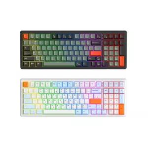 GDEVIL G818 ATLAS 98키 광축 방수 게이밍 가스킷 키보드 화이트스카이