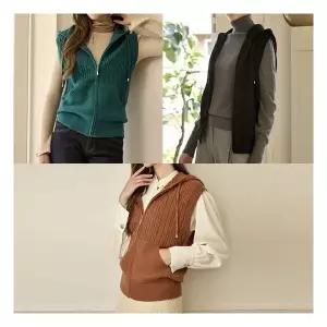 리베레츠후드집업캐쥬얼베스트3종세트 385365