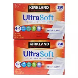 커클랜드 시그니춰 시트형 섬유유연제 250매x 2