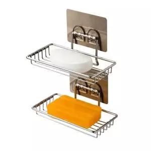 스테인레스 1단 거치대 비누 물빠짐 받침대 홀더 욕실비누걸이