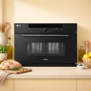 [LG]디오스 광파오븐 MZ385EBTA 빌트인 블랙 전기오븐 에어프라이기 올인원 물류설치