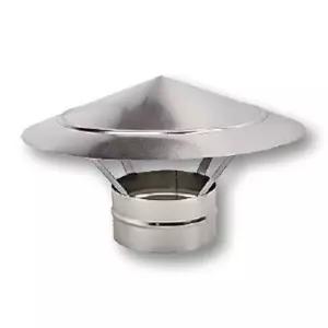 스파이럴 스텐연통 삿갓 225mm 파이 덕트 연도 배관 난로 자재