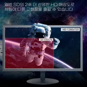 20-소형TV 모니터 광시야각 소형매장 원룸 사무실 스피커내장 벽걸이 베사홀 RF안테나 단자 CCTV 연결 차량용 가정용 캠핑