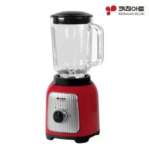 키친아트 포이베 글라스 블랜더 KA-JS0003 레드 1.5리터 2단 4중스텐칼날