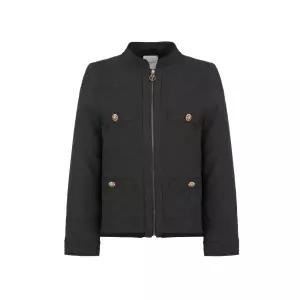 [롯데백화점]크로커다일레이디 다이아 퀄팅 자카드 블루종 패딩 점퍼 CLESPD103