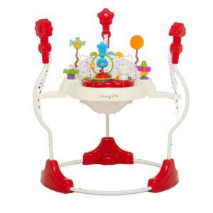 드림 온 미 2-in-1 액티비티 센터 및 바운서(화이트 & 블랙 프린트)