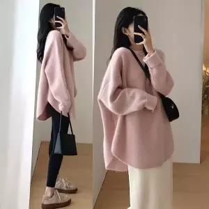 [NS홈쇼핑][샵앤] 여성 루즈핏 포근 5컬러 라운드 롱 니트티 WDMS-WKN-TS14591354..