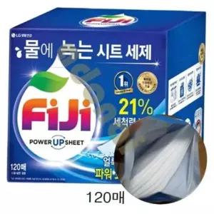 파워시트세제 LG FIJI파워시트 세탁세제 120매