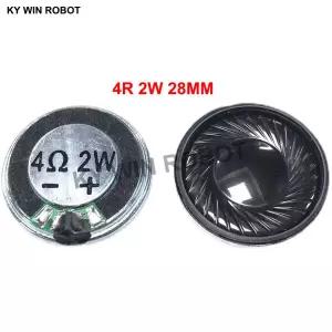 초박형 소형 스피커 직경 28mm 2.8cm 두께 5mm 4 옴 2 와트 2 W 8R 로트당 개